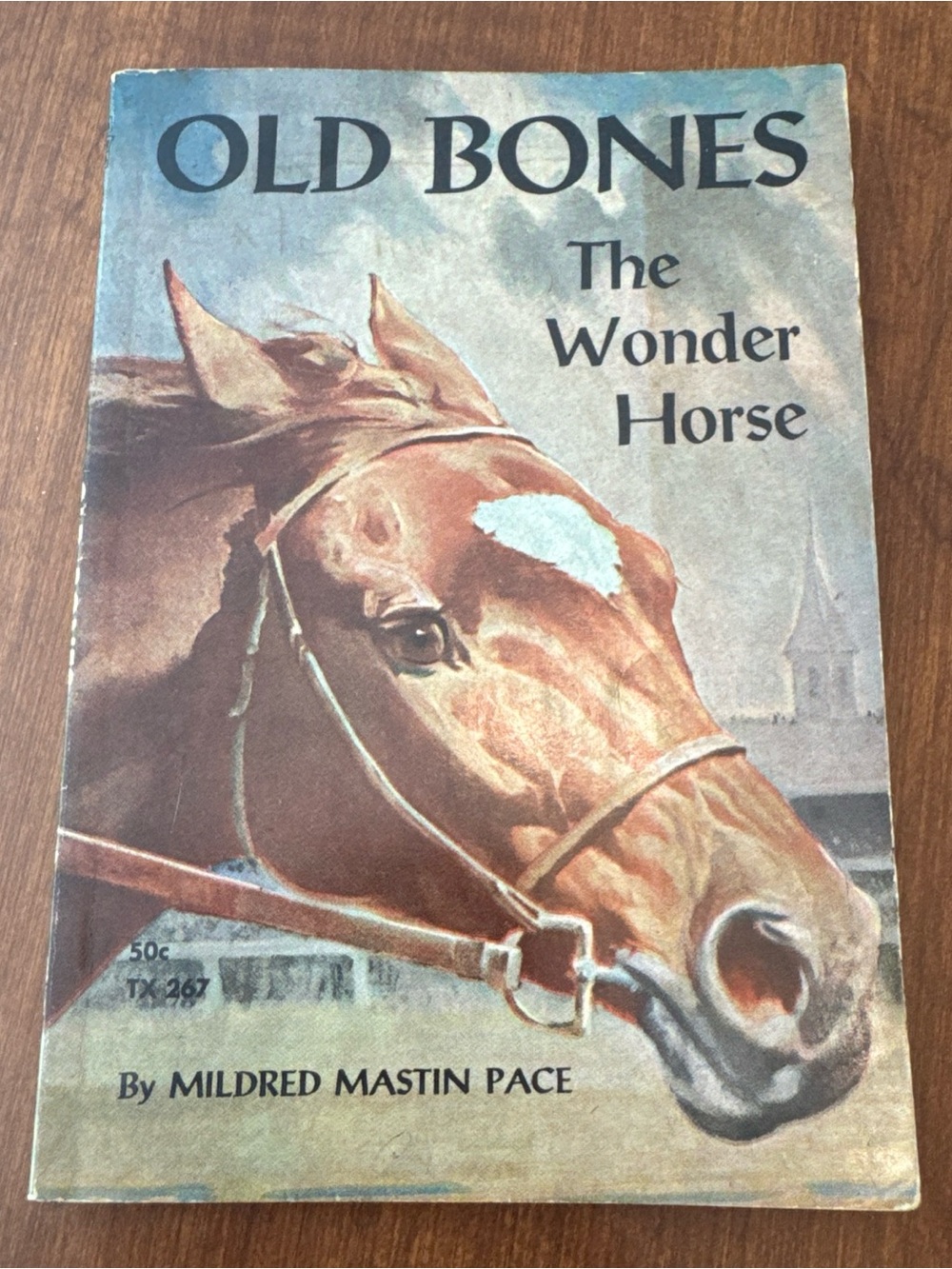 Old Bones The Wonder Horse Vintage Book - Brown Cover